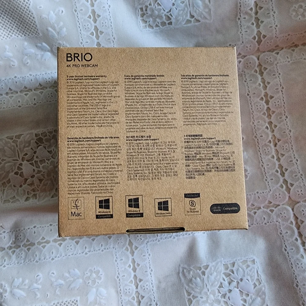 Brand New in Box Logitech 2017 Brio 4K Webcam